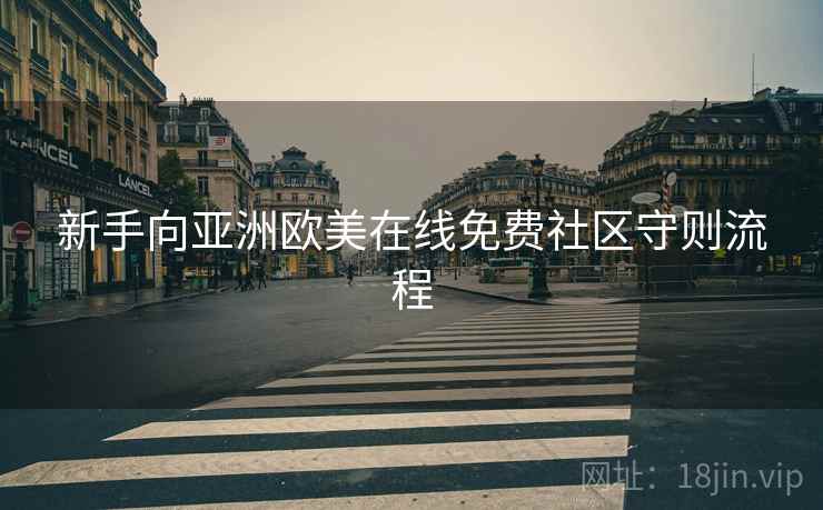 新手向亚洲欧美在线免费社区守则流程