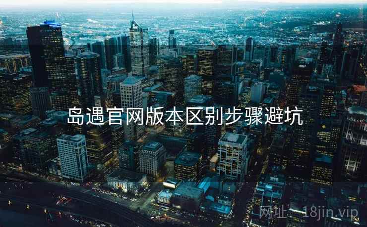 岛遇官网版本区别步骤避坑