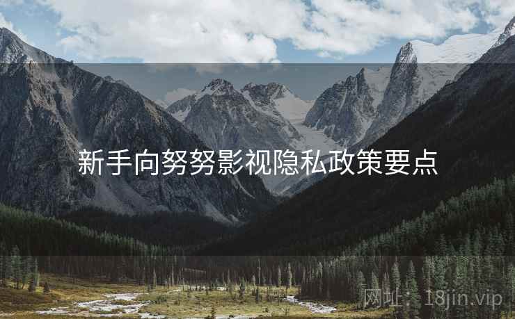 新手向努努影视隐私政策要点