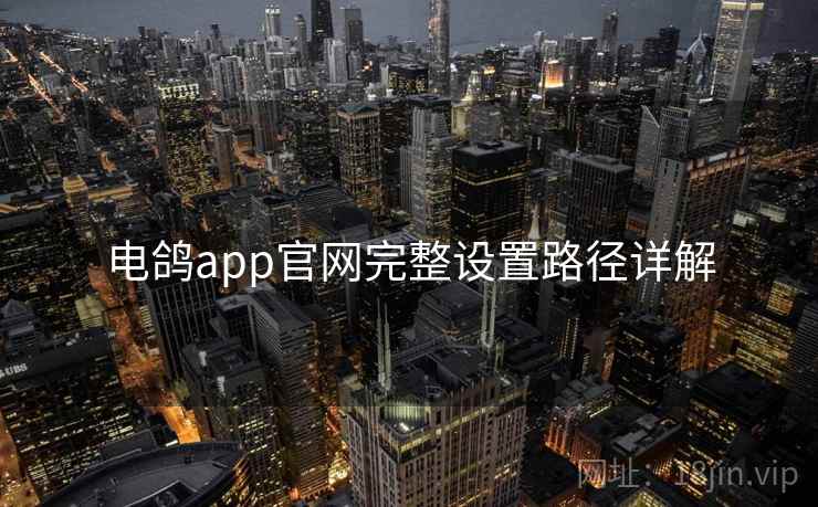 电鸽app官网完整设置路径详解